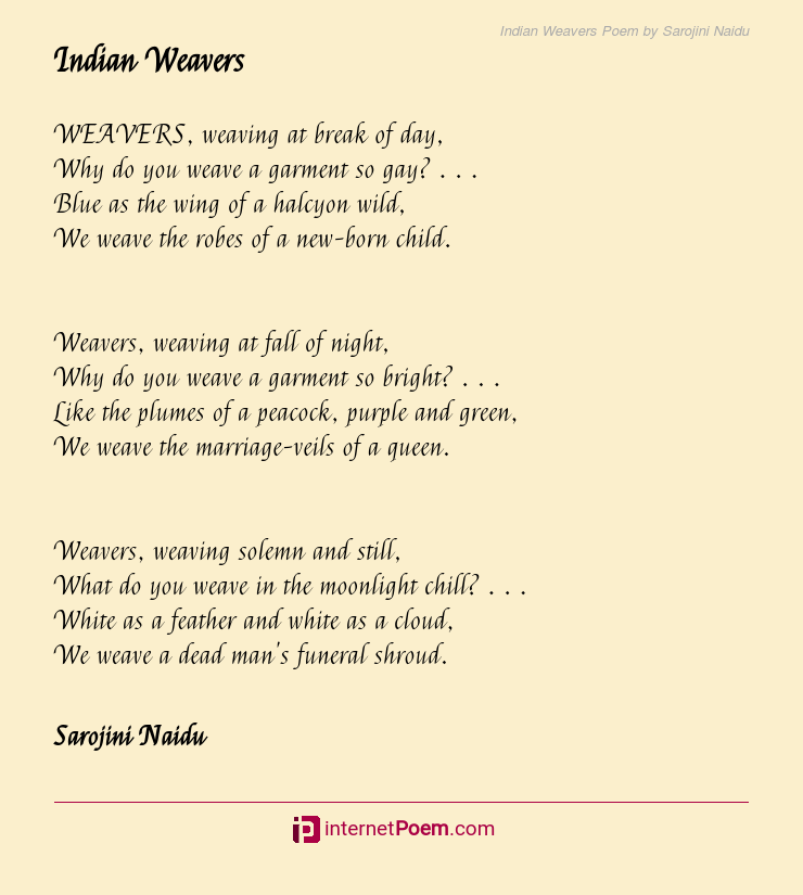indian weavers history
