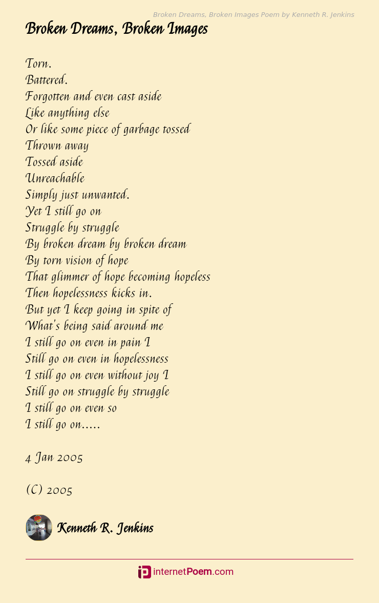 broken dreams poem