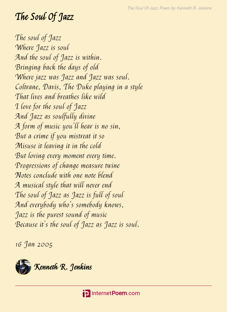The Soul Of Jazz Poem By Kenneth R Jenkins the-soul-of-jazz-poem-by-kenneth-r-jenkins
