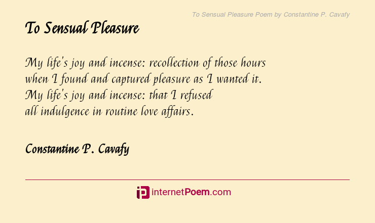 Sensual Pleasures
