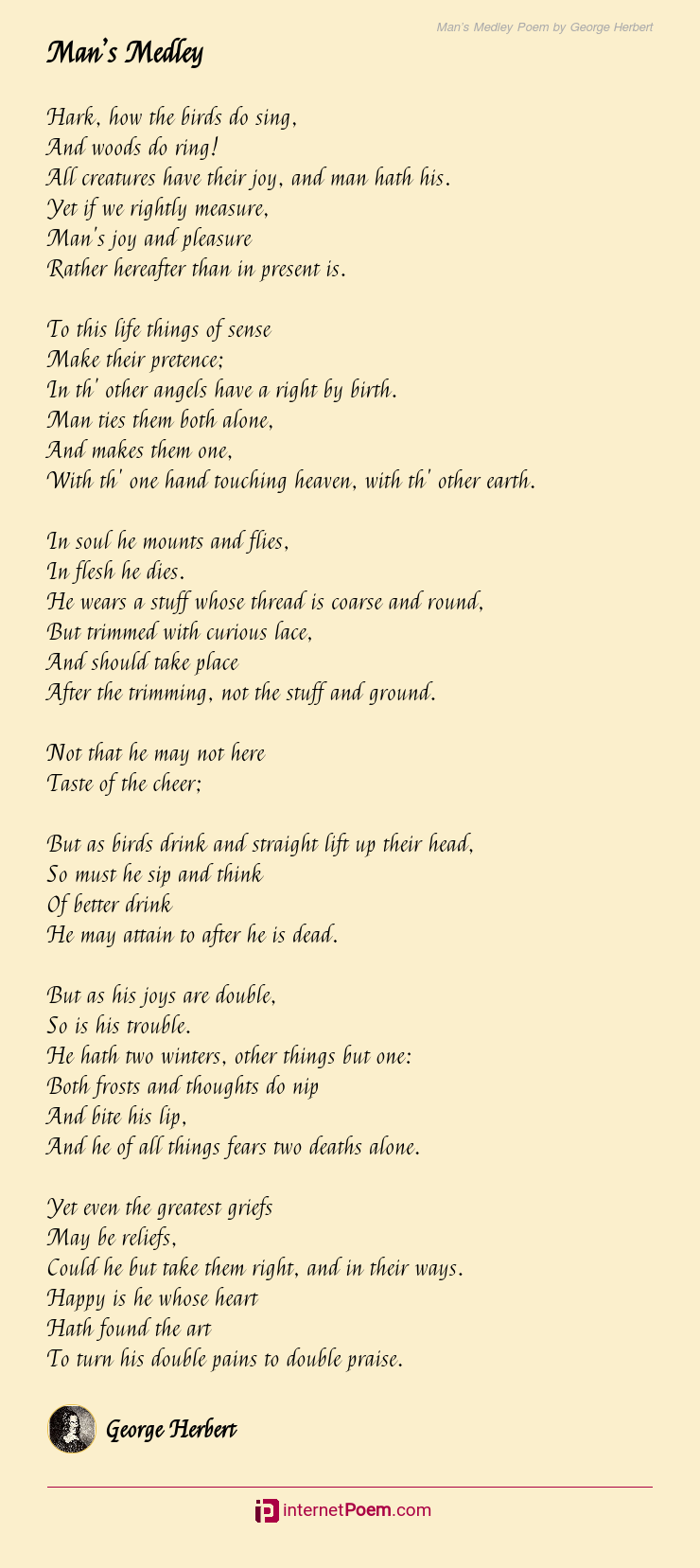 the measure of a man poem