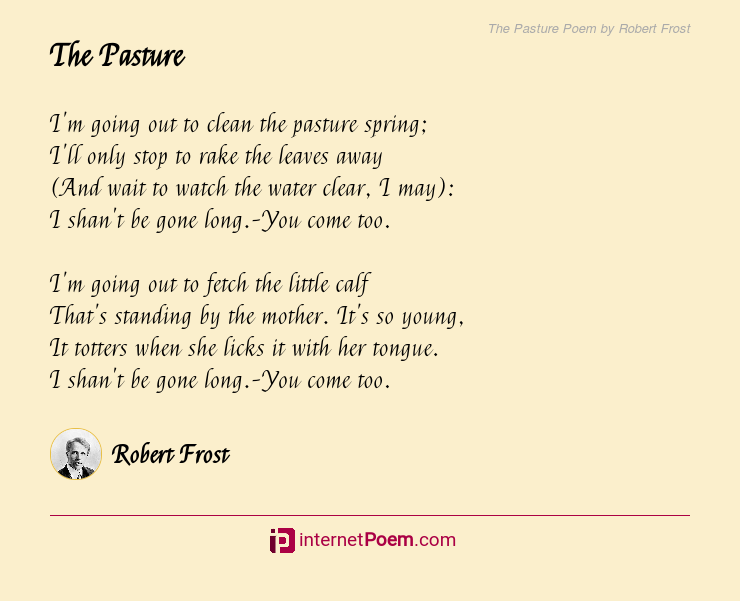 the-pasture-poem-by-robert-frost