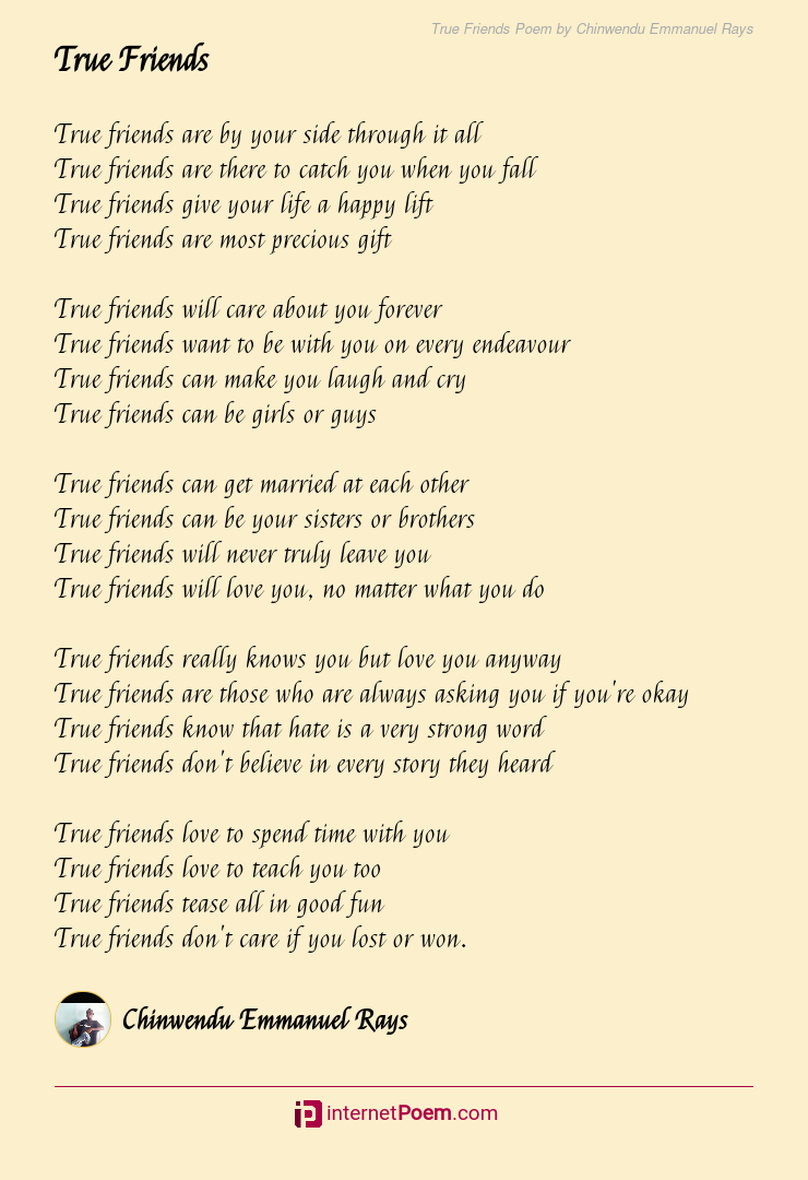 true friendship poems that make you cry