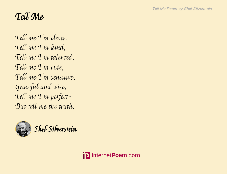 poem shel silverstein tell poems
