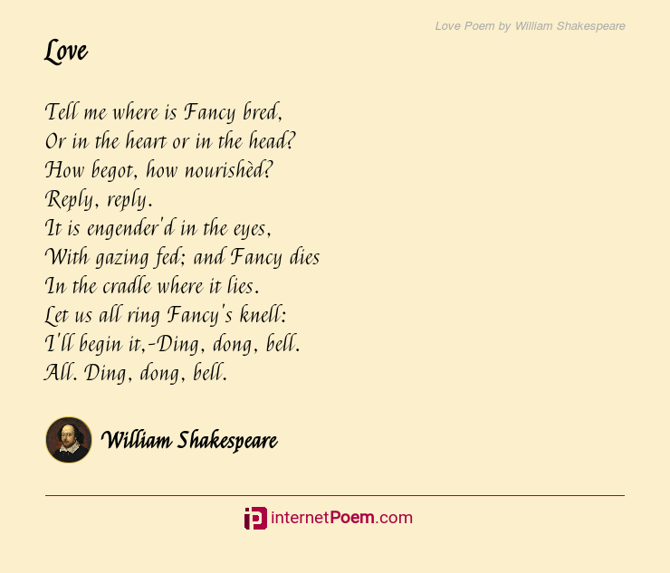 William Shakespeare Romance Poems | Sitedoct.org