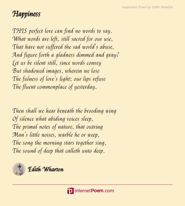 poems about happiness and love