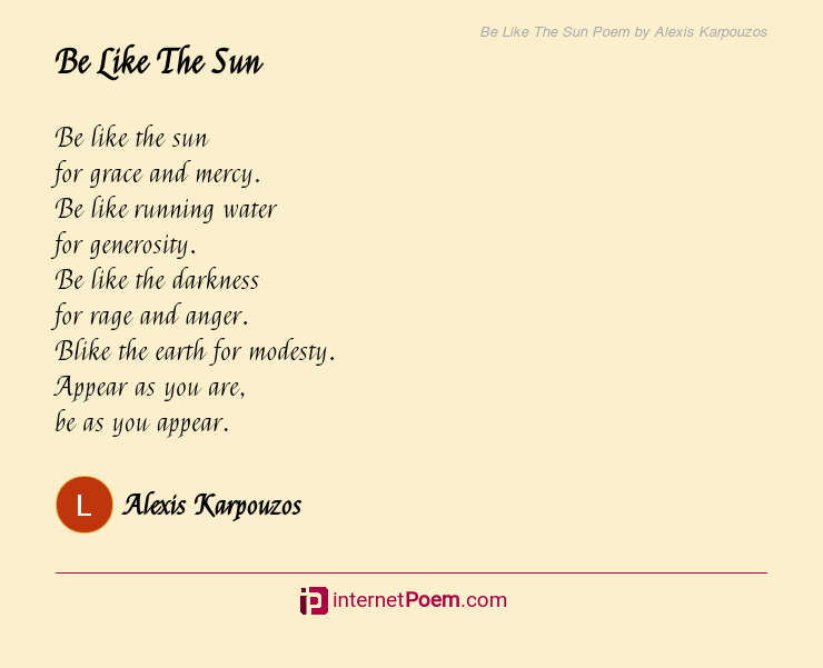 The Sun Poem Poetry Ideas Poems Sun Poem