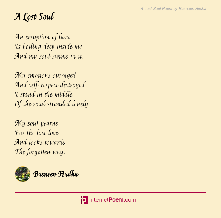 Lost Soul Poem