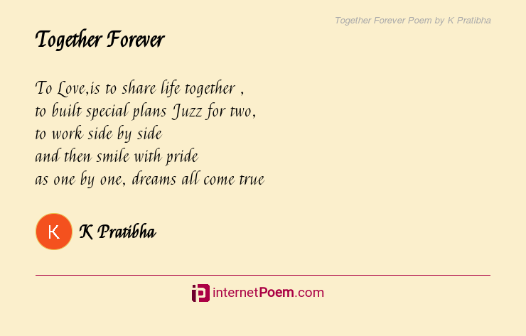 together forever love poems