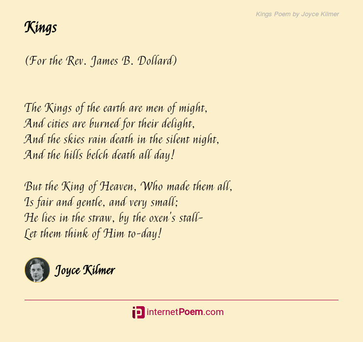 joyce kilmer poems
