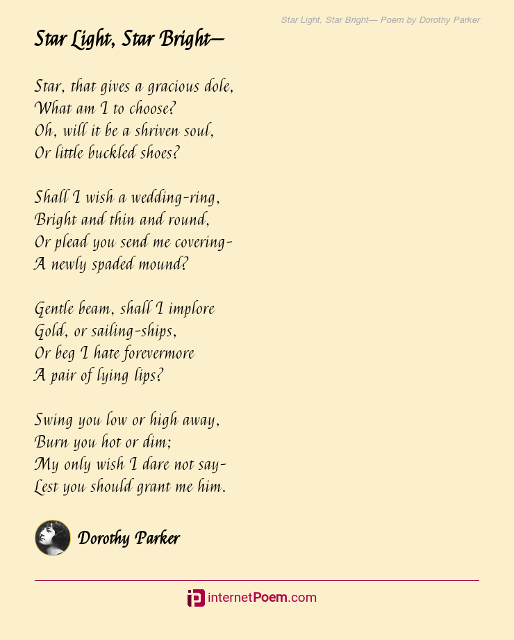 star-light-star-bright-poem-by-dorothy-parker