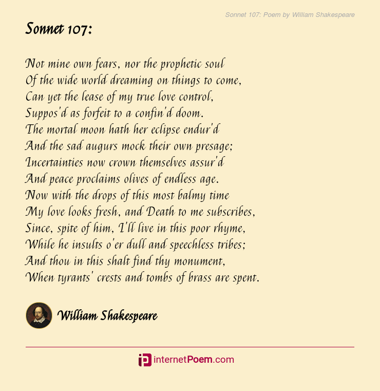 sonnet 107