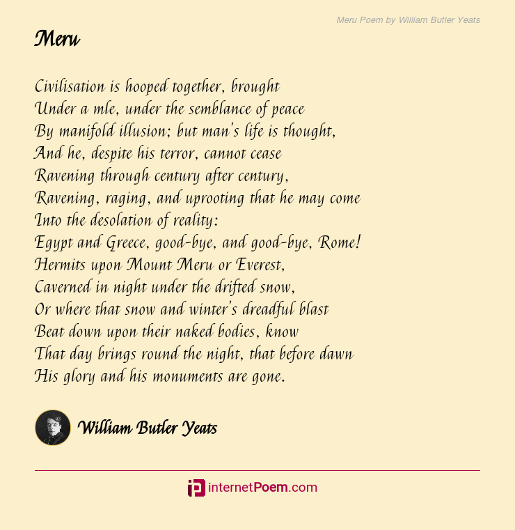 william butler yeats best poems