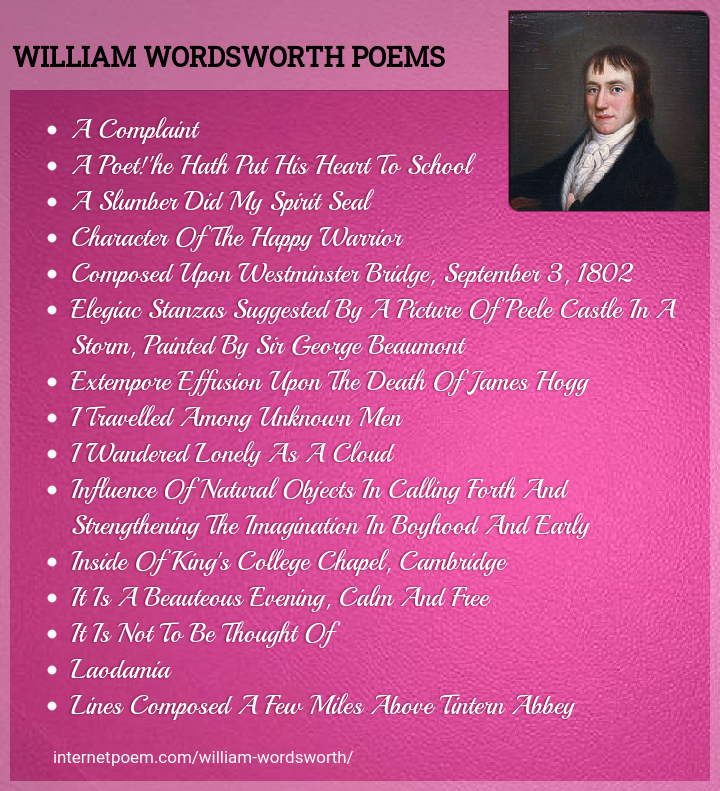 wordsworth poems