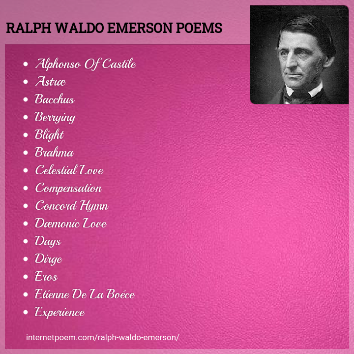 ralph waldo emerson biography summary