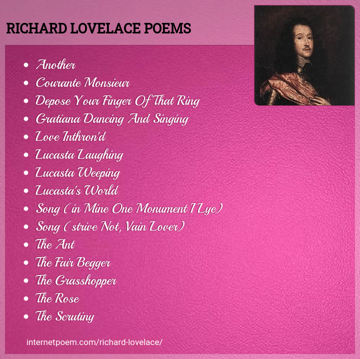 Biography of Richard Lovelace