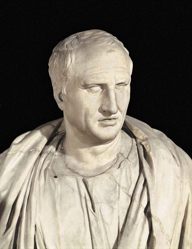 Poet Marcus Tullius Cicero