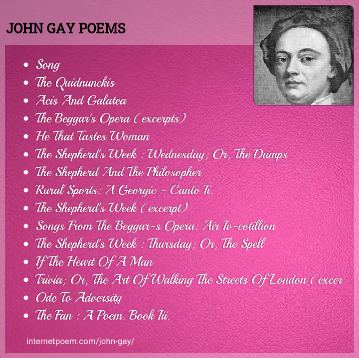 John Gay I Love You Poems