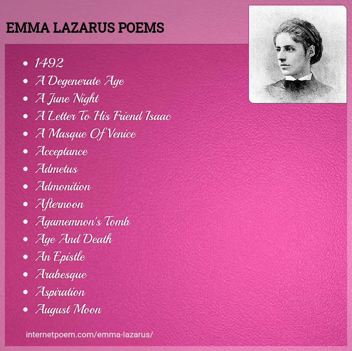emma lazarus poem louvre