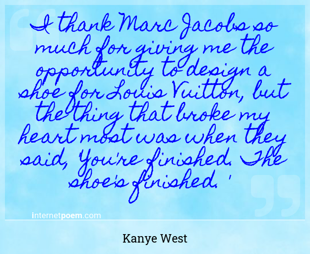 Kanye West Quote: “I thank Marc Jacobs so much for giving me the