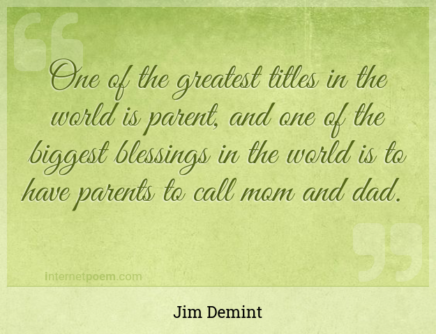 Jim DeMint Quote: “One of the greatest titles in the world is