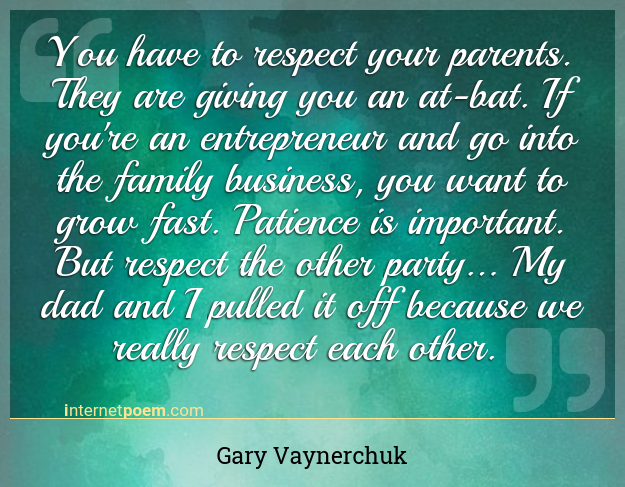 why is it important to respect your parents