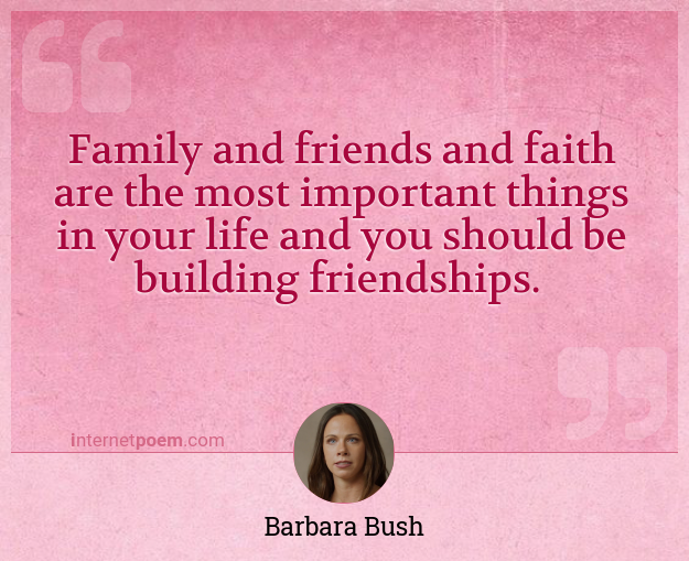 importance of family and friends